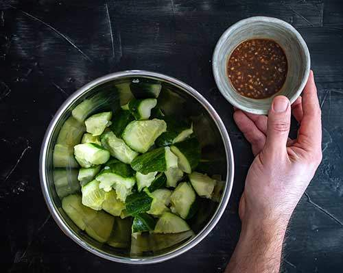 cucumber salad dressing
