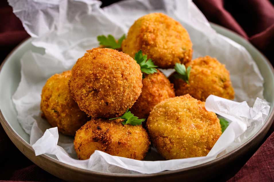Arancini Balls Made With Garden Pea Courgette Are Insanely Good