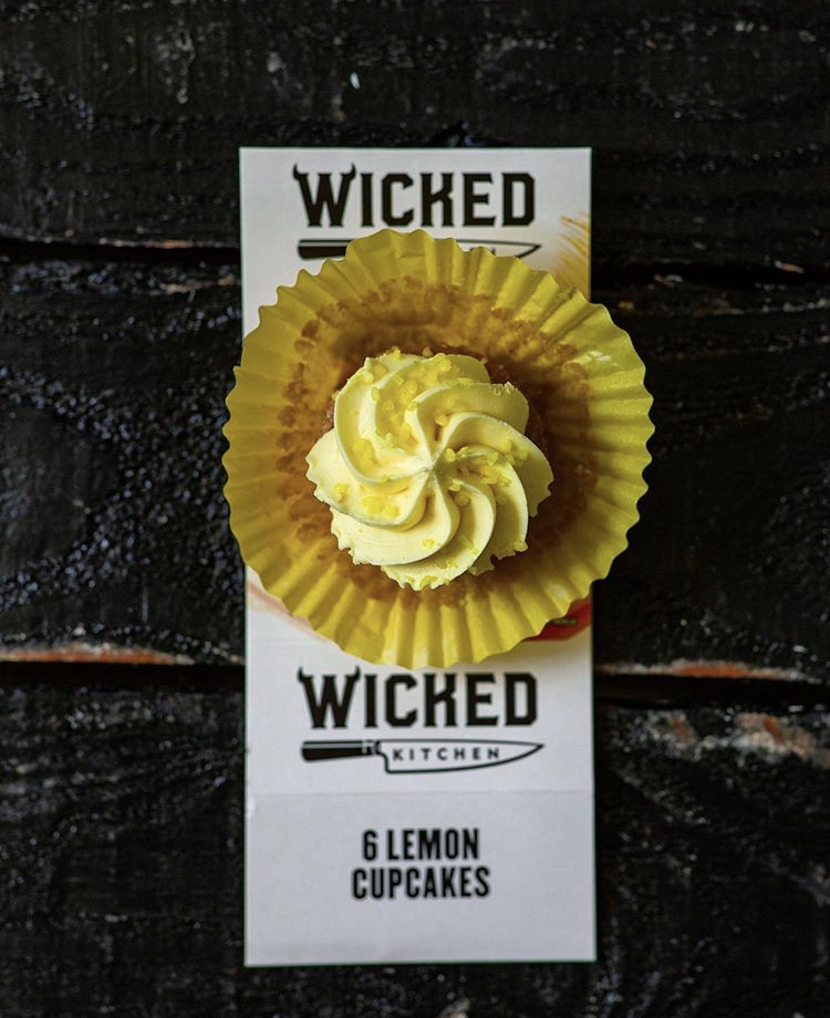 wicked kitchen lemon cupcake