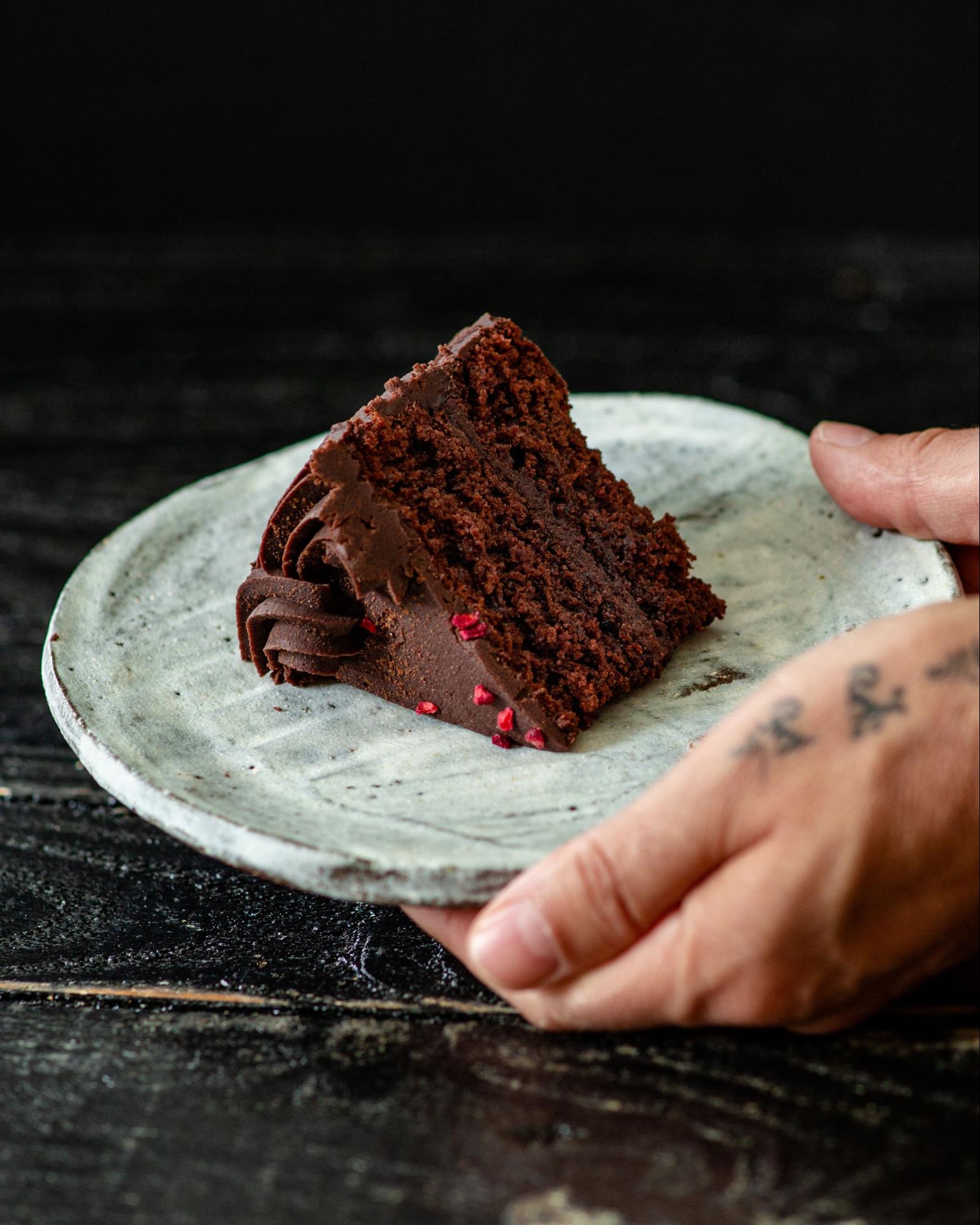 wicked kitchen raspberry chocolate cake