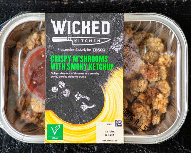 new wicked kitchen crispy mushrooms with smoky ketchup