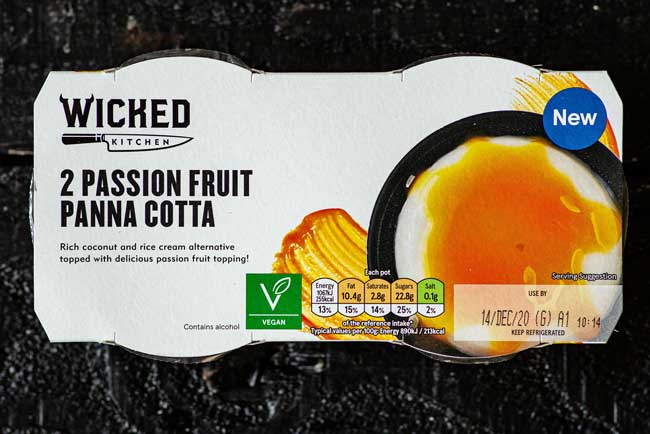 2 passion fruit panna cotta