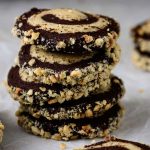 vegan shortbread swirl cookies recipe