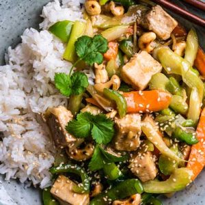 cashew tofu stir fry recipe