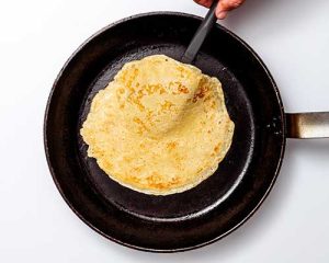 flipping crepes