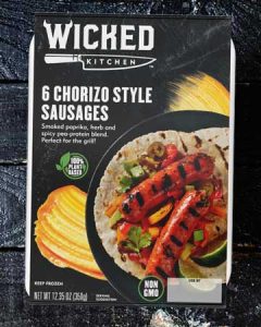 wicked chorizo style banger sausages